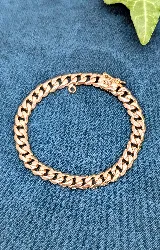 bracelet maille gourmette or 750 millième (18 ct) 19,51g