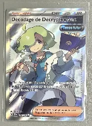 carte pokemon décodage de décryptomane (tef 198) fr nm