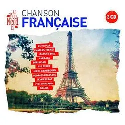 cd all you need is chanson française