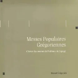 cd chœur des moines de l'abbaye de ligugé - messes populaires grégoriennes (2004)