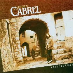 cd francis cabrel - carte postale