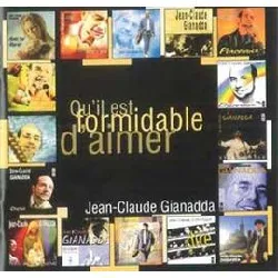 cd jean claude gianadda - qu'il est formidable d'aimer (2005)