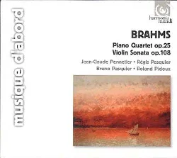 cd johannes brahms - piano quartet op. 25 / violin sonata op. 108 (2008)