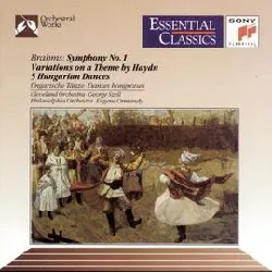 cd johannes brahms - symphony no. 1 · variations on a theme by haydn · 5 hungarian dances (1991)