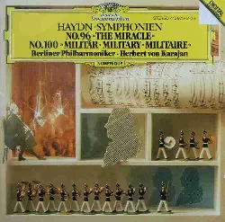 cd joseph haydn - symphonien no. 96 »the miracle« no. 100 »militar · military · militaire« (1984)