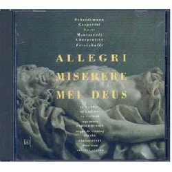 cd maîtrise de garçons de colmar - allegri miserere mei deus (1991)