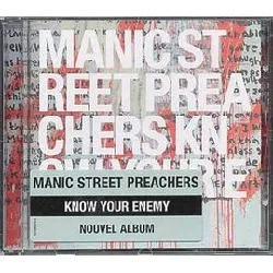 cd manic street preachers - know your enemy (2001)