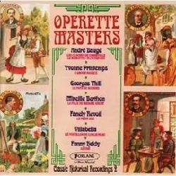 cd operette masters : bauge, printemps, thill,