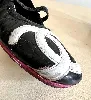 chanel ballerines en cuir couleur noir avec petits talon de 3,5cm