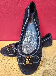 chaussure style ballerine louis vuitton bleu roi