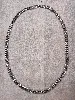 collier maille gourmette en acier t 0,8*50cm