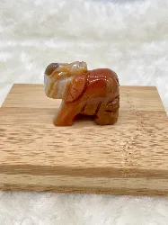 décoration éléphant en agate  t2*3*4cm