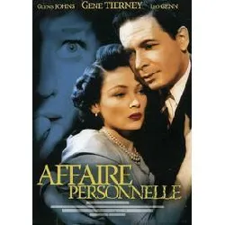 dvd affaire personnelle