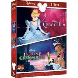 dvd cendrillon - la princesse et la grenouille - coffret