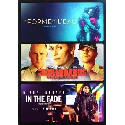 dvd coffret 3 billboards les panneaux de la vengeance la forme de l’eau in the fade edition fnac dvd