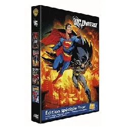 dvd coffret dc universe super héros batman/superman