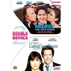 dvd double séance comédie - mickey les yeux bleus + l'amour sans préavis - pack