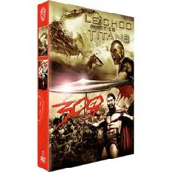 dvd le choc des titans + 300 - pack