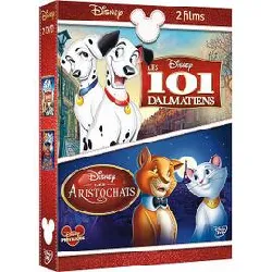 dvd les 101 dalmatiens - les aristochats - coffret