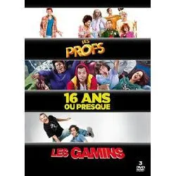 dvd les profs + 16 ans ou presque + les gamins - pack