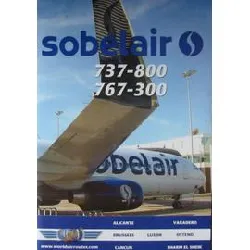 dvd sobelair 737 - 800 & 767 - 300