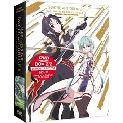 dvd sword art online - saison 2, arc 2 & 3 : calibur + mother's rosario (saoii) - édition collector