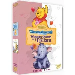 dvd winnie l'ourson 2, le grand voyage + winnie l'ourson et l'éfélant