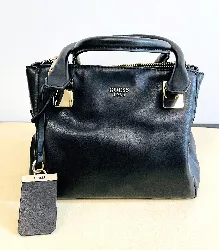 guess sac à main en simili cuir noir