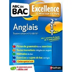 livre abc bac excellence anglais 2de, 1re, term