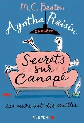 livre agatha raisin enquête tome 26 - secrets sur canapé