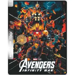 livre avengers : infinity war - mondo steelbook - 4k ultra hd + blu - ray