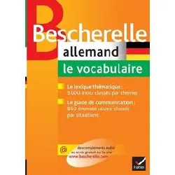 livre bescherelle - allemand : le vocabulaire