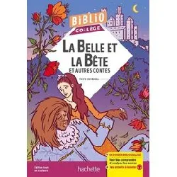 livre bibliocollège - la belle et la bête et autres contes