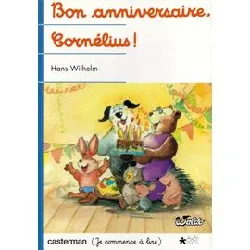 livre bon anniversaire cornelius (anc édition)