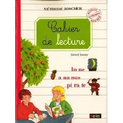 livre cahier de lecture (n. e. 2024)