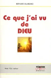 livre ce que j'ai vu de dieu