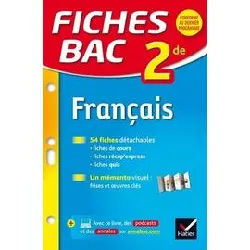 livre fiches bac - français 2de