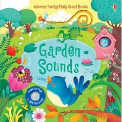 livre garden sounds (board book)