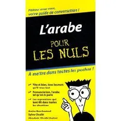 livre guide de conversation l'arabe pour les nuls, 3e édition