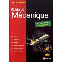 livre guide de mécanique