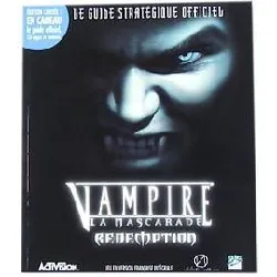 livre guide officiel de vampire : la mascarade redemption pc