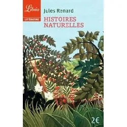 livre histoires naturelles