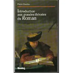 livre introduction aux grandes théories du roman