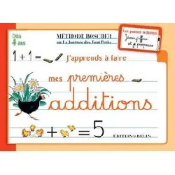 livre j'apprends à faire mes premières additions