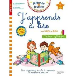 livre j'apprends à lire avec sami et julie - méthode syllabique