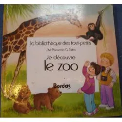 livre je découvre le zoo