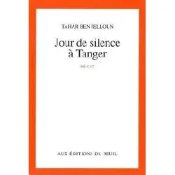 livre jour de silence à tanger