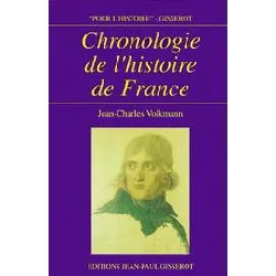 livre la chronologie de l'histoire de france