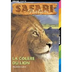 livre la colère du lion