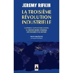 livre la troisième révolution industrielle